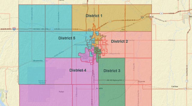 New County Commission District Map Shared