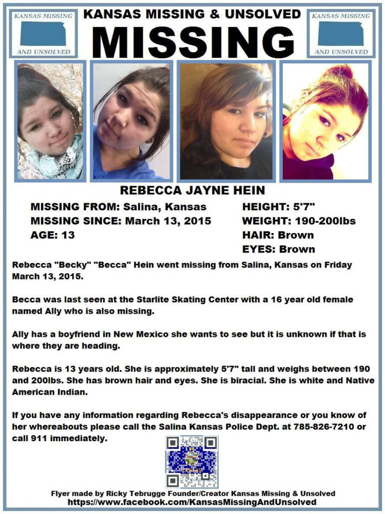 Family Seeking Missing Salina Teen