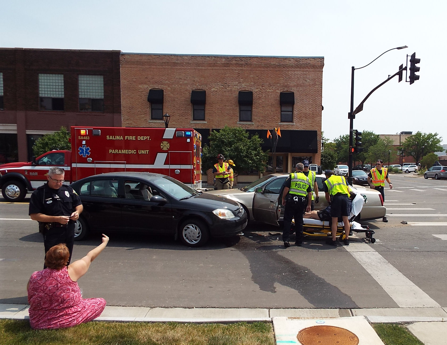 3 Car Crash Sends 1 To Hospital