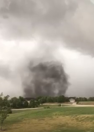 VIDEO: Tornadic Storm Causes Damage in East Salina