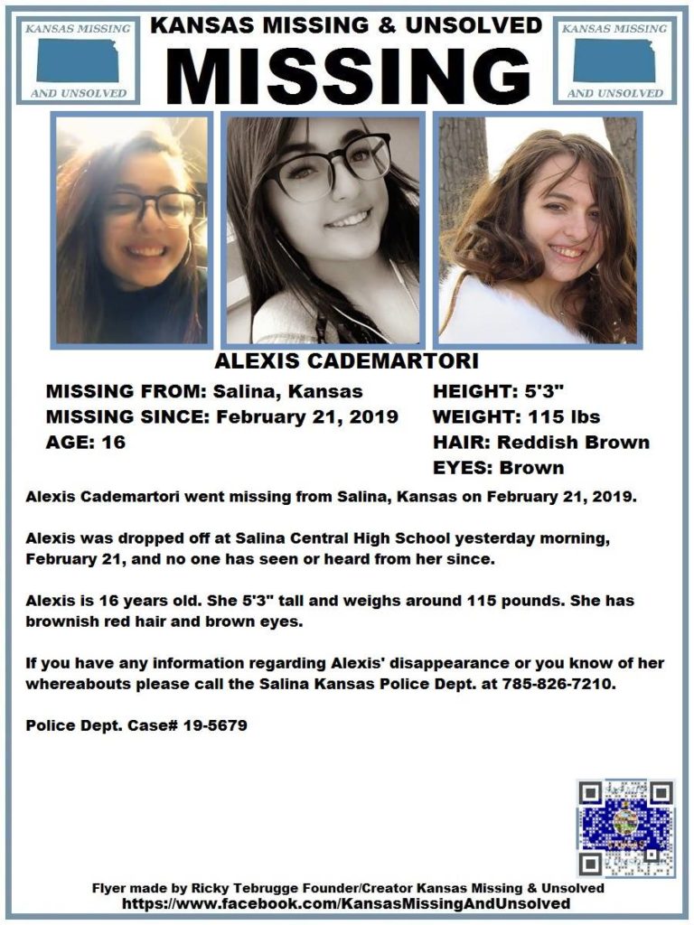 Salina Teen Missing