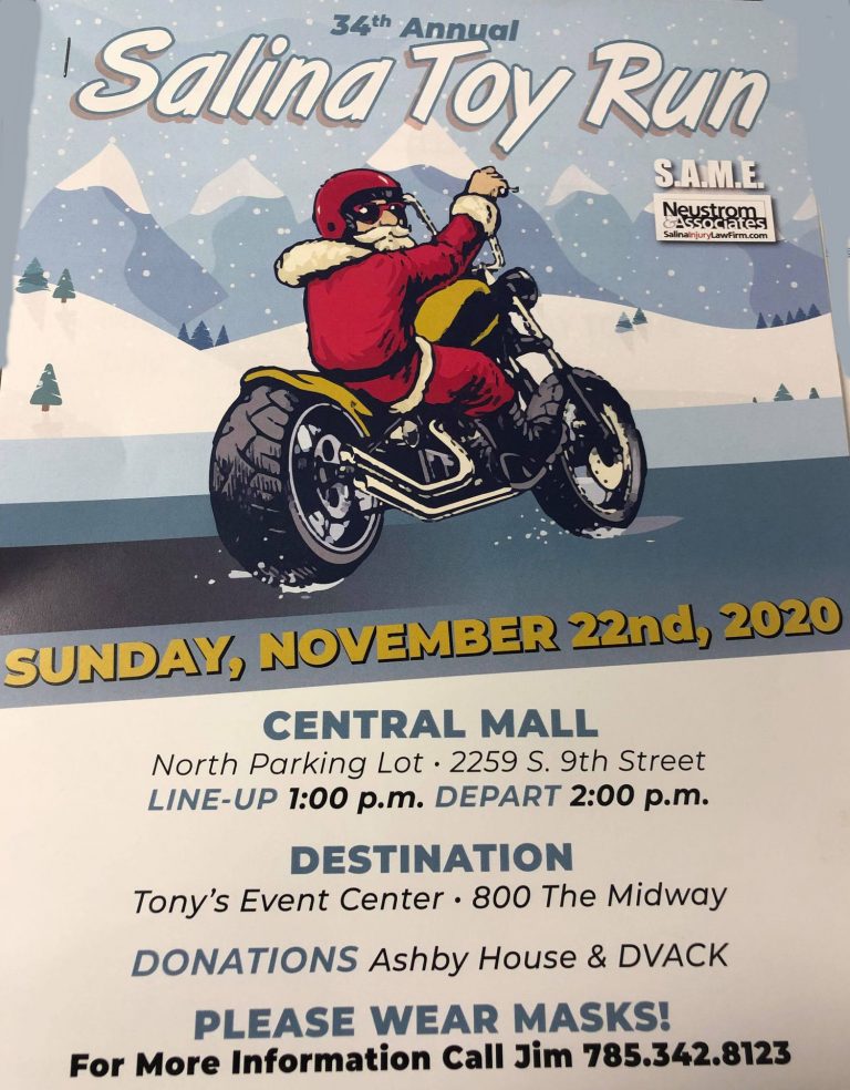 34th Salina Toy Run Sunday