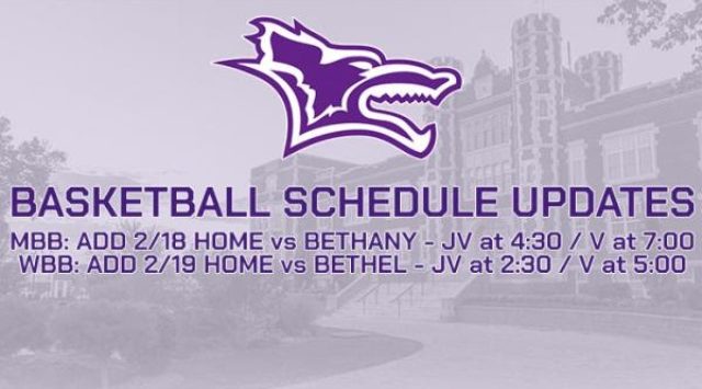 Kansas Wesleyan announces updates to basketball schedules