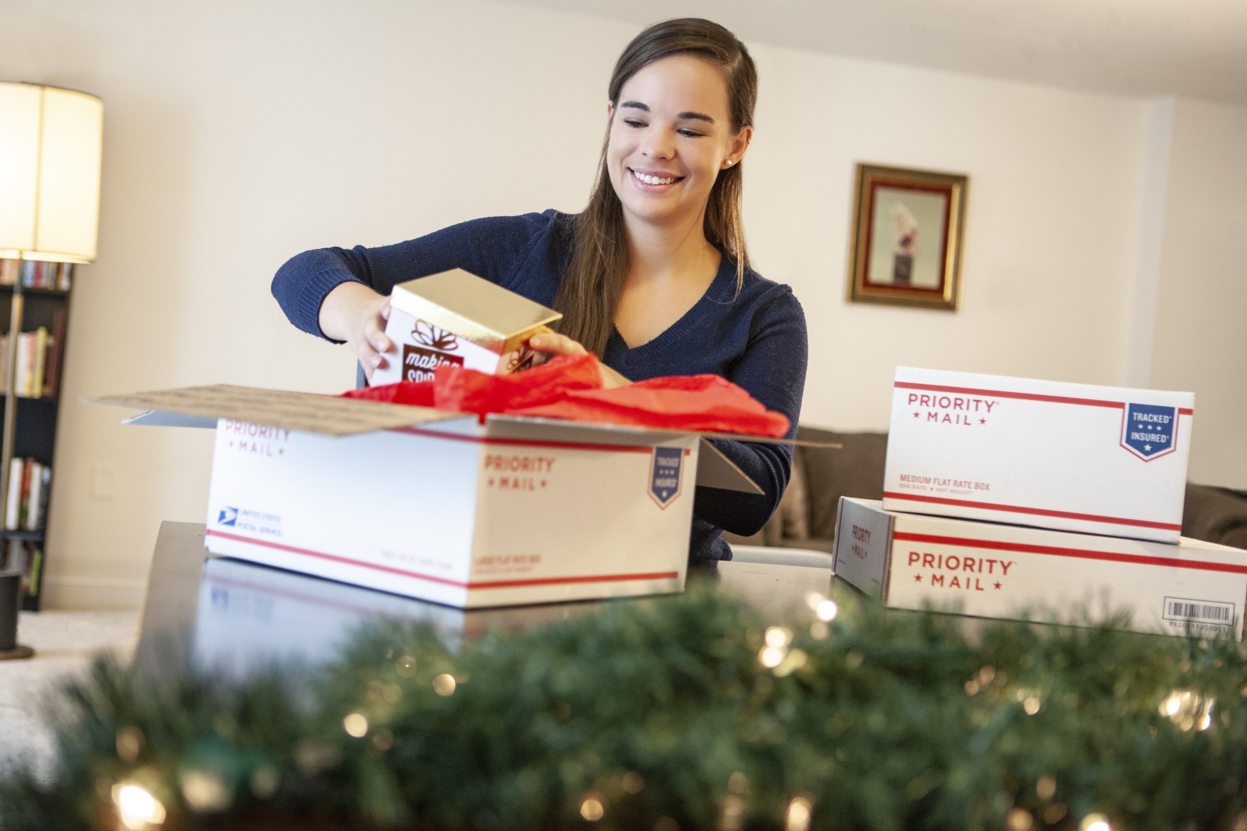 Post Office Ready For Holiday Rush